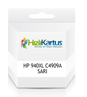 HP - HP C4909A (940XL) Sarı Muadil Kartuş - Pro 8000 / 8500 (T10611)