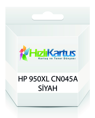 HP - HP CN045A (950xl) Siyah Muadil Kartuş - Pro 8600 (T204)