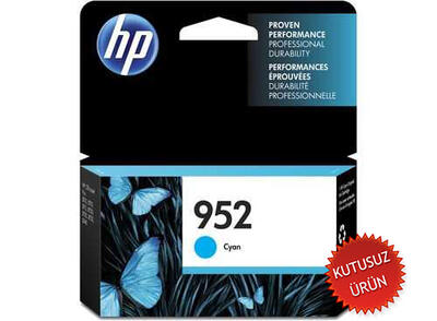 HP - HP L0S49AN (952) Cyan Original Cartridge - OfficeJet Pro 7720 (Without Box)