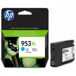 HP - HP F6U16AE (953XL) Cyan Original Cartridge Hıgh Capacity - OfficeJet Pro 7720
