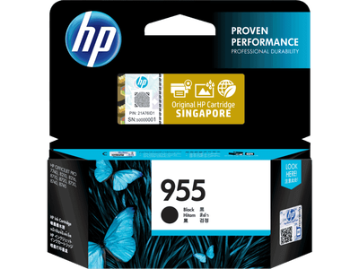 HP - HP L0S60A (955) Black Original Cartridge - OfficeJet Pro 8210