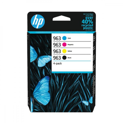 HP 963 (6ZC70AE) CMYK 4lü Orjinal Set Kartuş - OfficeJet Pro 9010 / 9012 - HP