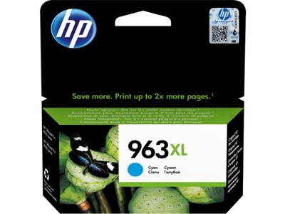 HP - HP 3JA27AE (963XL) Cyan Original Cartridge High Capacity - OfficeJet Pro 9010 