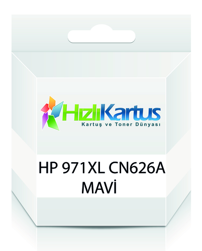 HP CN626A (971XL) Mavi Muadil Kartuş - X476DN / X476DW (T11734)