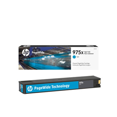 HP - HP L0S00AA (975X) Mavi Orjinal Kartuş - Pro 452dw / 552dw (T12204)