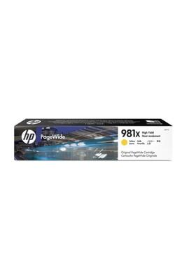 HP - HP L0R11A (981X) Sarı Orjinal Kartuş Yüksek Kapasite - PageWide 556dn / MFP586z (T13094)