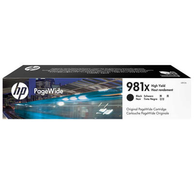HP - HP L0R12A (981X) Black Original Cartridge High Capacity - PageWide 556dn / MFP586z