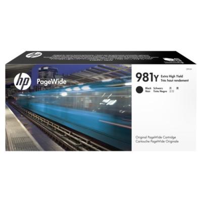 HP - HP L0R16A (981Y) Siyah Orjinal Kartuş - PageWide 556dn / MFP586z (T9387)