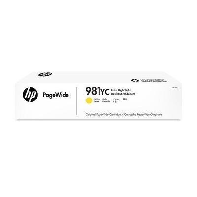 HP - HP L0R19YC (981YC) Yellow Original Cartridge Extra High Capacity - PageWide 556dn / MFP586z