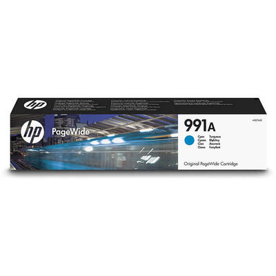 HP - HP M0J74AE (991A) Cyan Original Cartridge - PageWide Pro 750dw / MFP 772dn