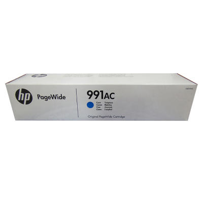 HP - HP X4D10AC (991AC) Cyan Original Cartridge - PageWide Pro 750dw / MFP 772dn