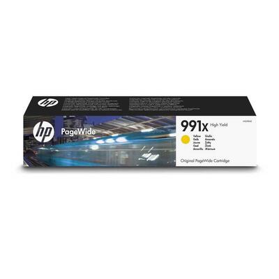 HP - HP M0J98AE (991X) Sarı Orjinal Kartuş Yüksek Kapasite - PageWide Pro 750dw / MFP 772dn (T13066)