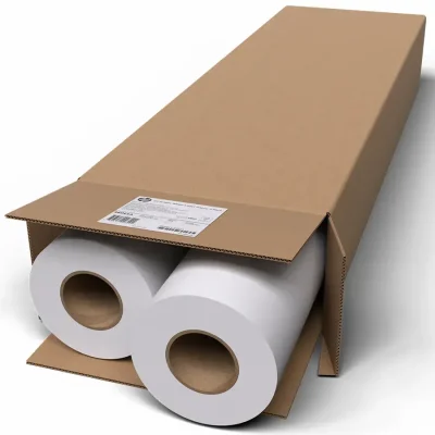 HP A6DE6A 2li Paket Parlak Beyaz Mürekkep Yazıcı Kağıdı 36in x 150ft - HP