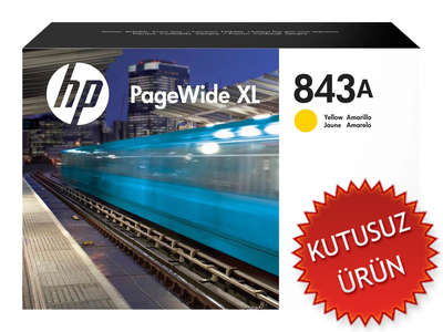 HP - HP C1Q60A (843A) Sarı Orjinal Kartuş - Pagewide XL4100 (U)