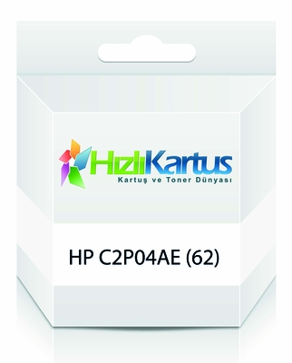 HP - HP C2P04AE (62) Siyah Muadil Kartuş - OfficeJet 200