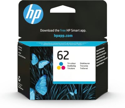 HP C2P06AE (62) Color Original Cartridge - OfficeJet 200 - 3
