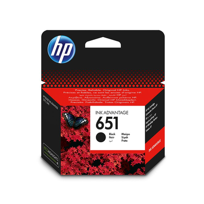 HP - HP C2P10A (651) Black Original Cartridge - Deskjet 5645
