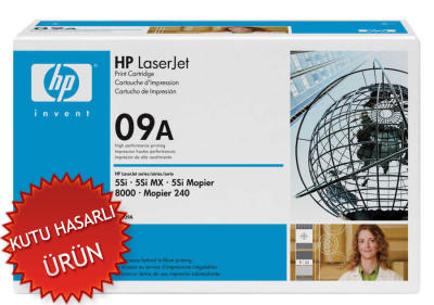 HP - HP C3909A (09A) Black Original Toner - Laserjet 8000 (Damaged Box)