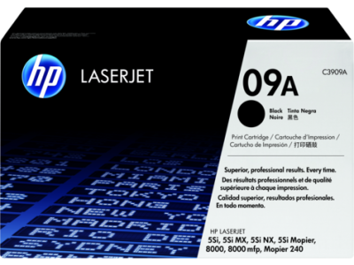 HP - HP C3909A (09A) Siyah Orjinal Toner - Laserjet 8000 (T9633)