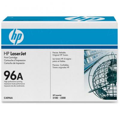 HP - HP C4096A (96A) Black Original Toner - LaserJet 2100 (B)