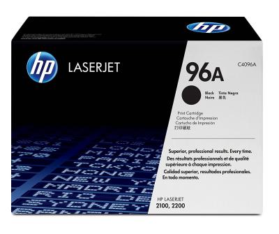 HP - HP C4096A (96A) Siyah Orjinal Toner - LaserJet 2100 (T8509)