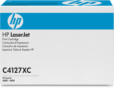 HP C4127XC (27X) Black Original Toner - LaserJet 4000/4050 - HP