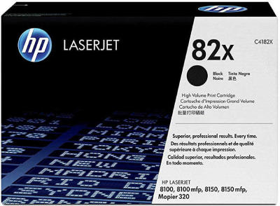 HP - HP C4182X (82X) Siyah Orjinal Toner - Laserjet 8100 / 8150 (T9650)