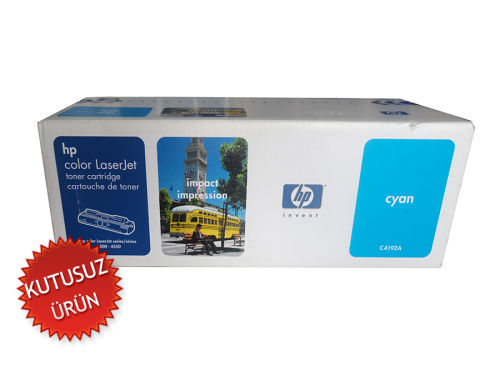 HP C4192A Cyan Original Toner - LaserJet 4500 / 4550 (Without Box)