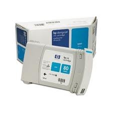 HP C4846A (80) Cyan Original Plotter Cartridge Hıgh Capacity - DesignJet 1050 - HP