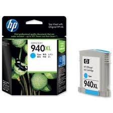 HP - HP C4907A (940XL) Cyan Original Cartridge - Pro 8000 / 8500