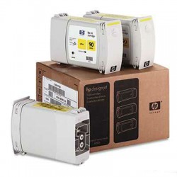 HP C5085A (90) 3Pk Yellow Original Cartridge - DesignJet 4000 - HP