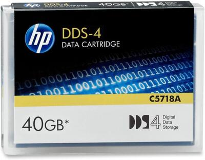 HP - HP C5718A Data Cartridge 40 GB DDS-4 150m, 4mm 