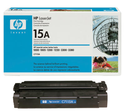 HP - HP C7115A (15A) Black Original Toner - Laserjet 1200 / 1220 (B)