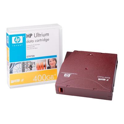 HP - HP C7972A LTO-2 Ultrium 2 Data Cartridge 200Gb/400Gb, 609m, 12.65mm 