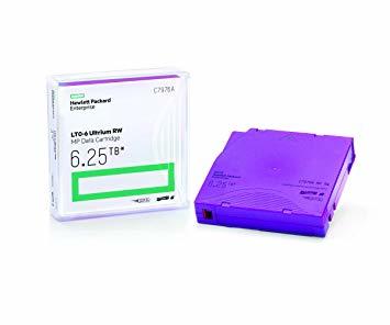 HP C7976A LTO6 6.25 TB Ultrium MP RW Data Cartridge - HP
