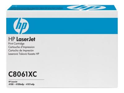 HP C8061XC (61X) Black Original Toner - LaserJet 4100 - HP