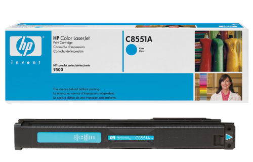 HP C8551A (822A) Cyan Original Toner - Laserjet 9500 (B)