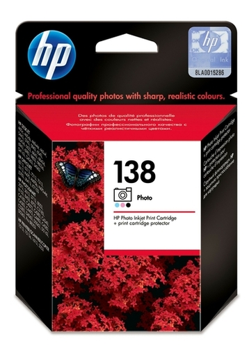 HP C9369H (138) Original Photo Cartridge - DeskJet 6943