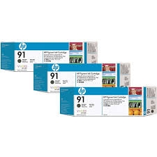 HP C9480A (91) Matte Black Original Plotter Cartridge 3Pk - Designjet Z6100 - HP