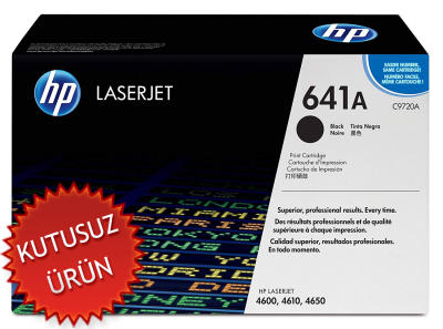 HP - HP C9720A (641A) Siyah Orjinal Toner - LaserJet 4600 (U) (T4444)