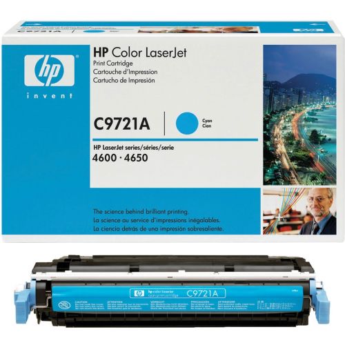 HP C9721A (641A) Cyan Original Toner - LaserJet 4600 (B)