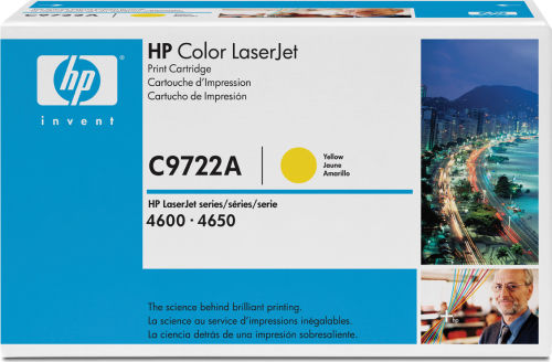 HP C9722A (641A) Sarı Orjinal Toner - LaserJet 4600 (B) (T8353)