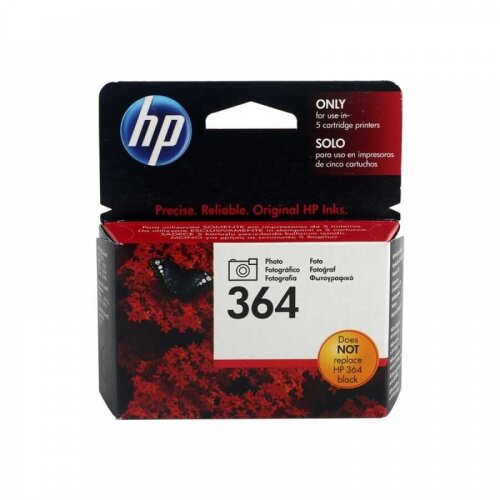 HP CB317E (364) Photo Black Original Cartridge - C5380 / C6380 - 3