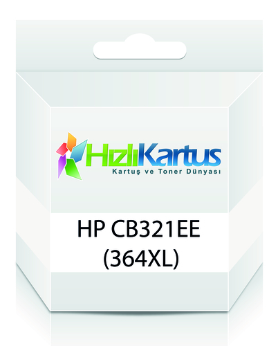 HP CB321EE (364XL) Siyah Muadil Kartuş - C5380 / C6380 - 1