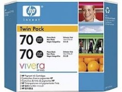 HP CB340A (70) Photo Black Original Cartridge Dual Pack - Designjet Z2100 - HP