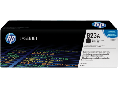 HP - HP CB380A (823A) Black Original Toner - Laserjet CP6015