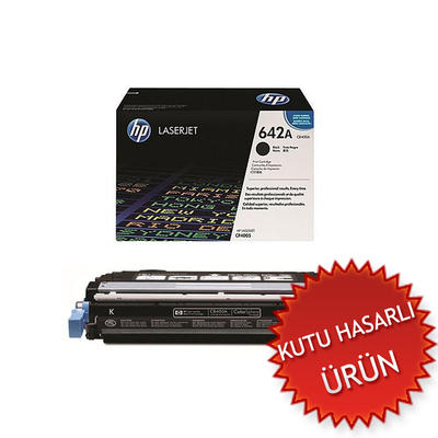 HP - HP CB400A (642A) Siyah Orjinal Toner - LaserJet CP4005n (C) (T11228)