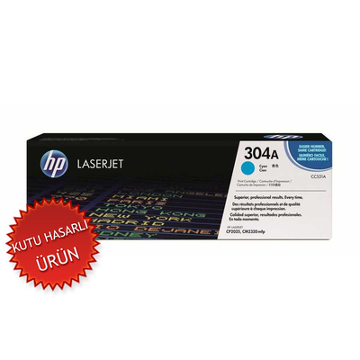 HP CC531A (304A) Cyan Original Toner - CP2025n / CP2025dn (CF372AMDEN AYRILMA) - HP