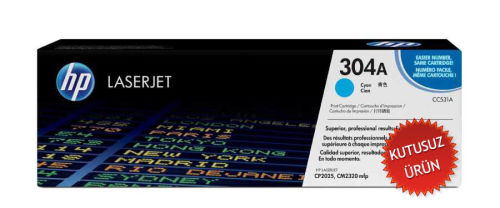 HP CC531A (304A) Mavi Orjinal Toner - LaserJet CP2025n (U) (T9219)