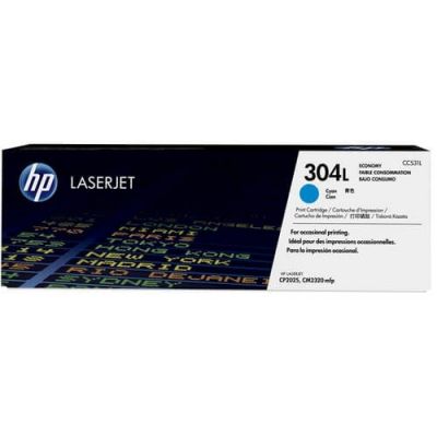 HP CC531L (304L) Mavi Orjinal Ekonomik Toner - LaserJet CP2025n (T3256)